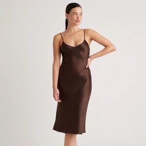 Quince Silk Midi Dress